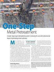 METAL PRETREATMENT ONE-STEP ORGANIC PHOSPHATING ...