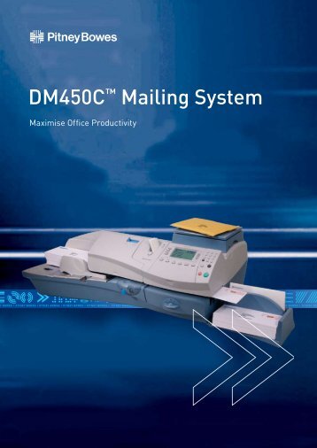 DM450C™ Mailing System - The Franking People