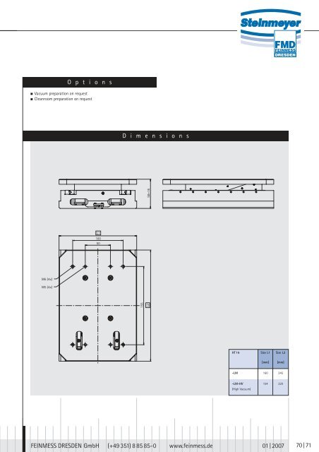 Feinmess Dresden catalogue - Armstrong Optical Ltd