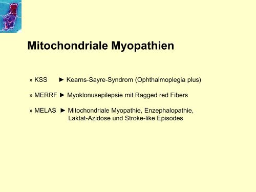 Myopathien-Klassifikationen