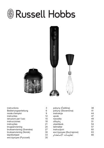 Russell Hobbs 18986-56 - 18986-56 manuel d'utilisation