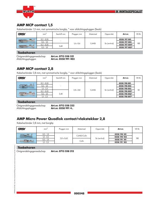 4 Elektrotechnische producten