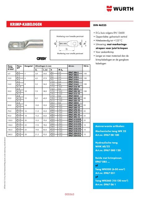 4 Elektrotechnische producten