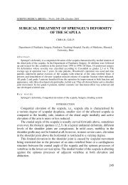 surgical treatment of sprengel's deformity of the scapula