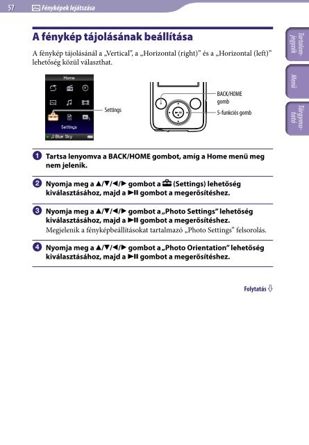 Sony NWZ-E435F - NWZ-E435F Istruzioni per l'uso Ungherese