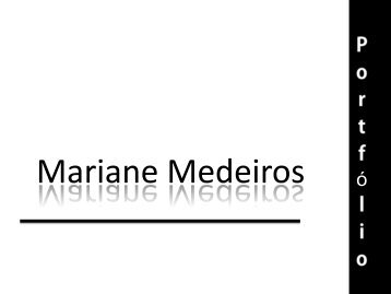 Mariane C. M. Medeiros Portifolio 2017