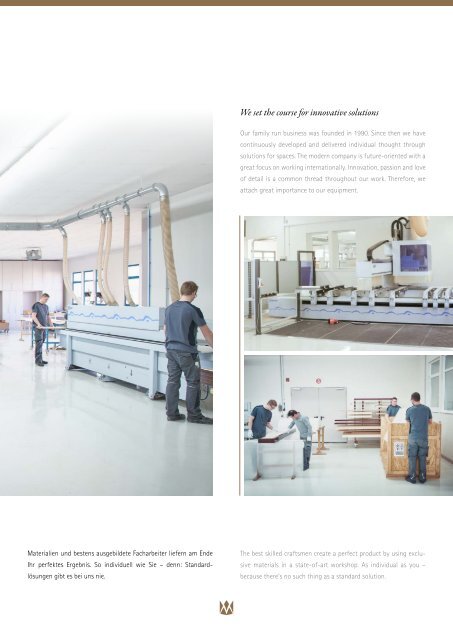 Maurer Manufaktur - created by heart, sweat and quality