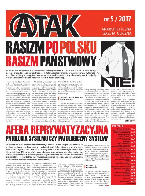 A-tak // Anarchistyczna Gazeta Uliczna // nr 5