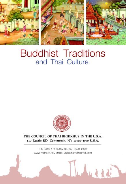 Buddhist Tradition&Thai Culture