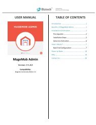 Magento 2 MageMob Admin Extension