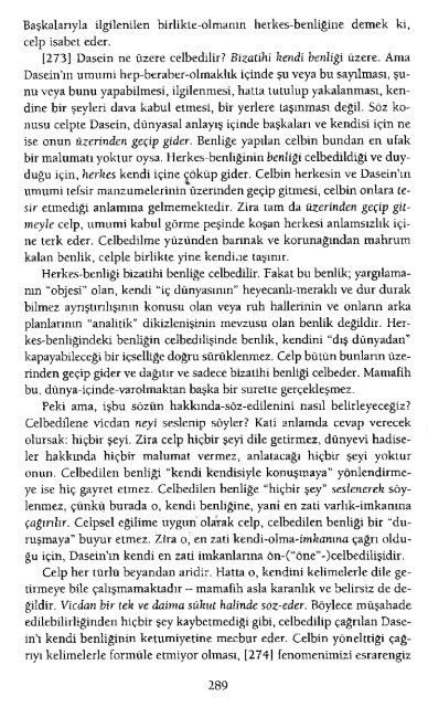 Martin Heidegger - Varlık Ve Zaman