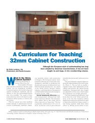 32mm Cabinet project - Tech Directions