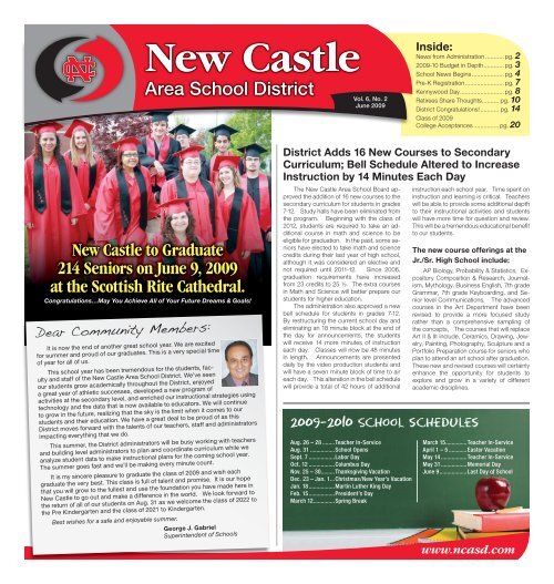 Here - New Castle Area School District