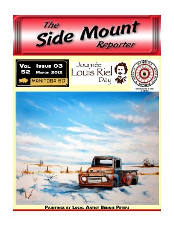 ISSUE 03 VOL. - Manitoba Classic and Antique Auto Club