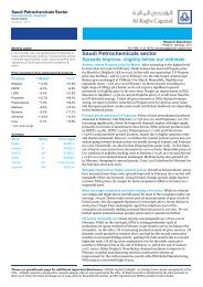 Saudi Petrochemicals sector