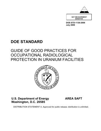 Guide of Good Practices for Occupational Radiological Protection in ...