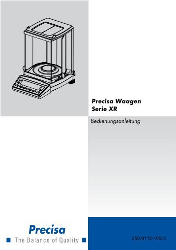 Precisa Waagen Serie XR