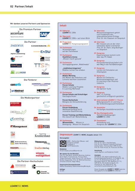 LEARNTEC 2006 - Landesmedienzentrum Baden-Württemberg