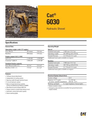 Cat® 6030