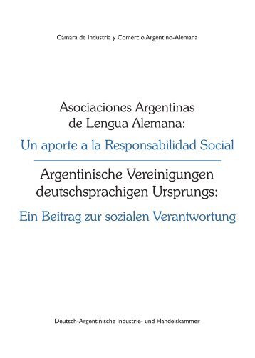 argentinische Vereinigungen deutschsprachigen Ursprungs: