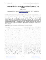 Engine speed effects on the characteristic performance of Otto engines