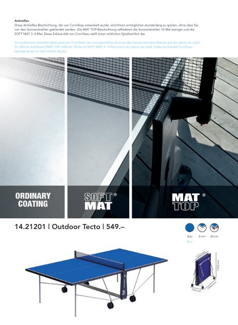 Tischtennistisch Katalog 2017