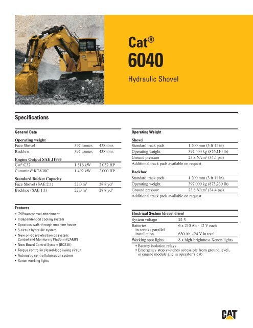 Cat® 6040