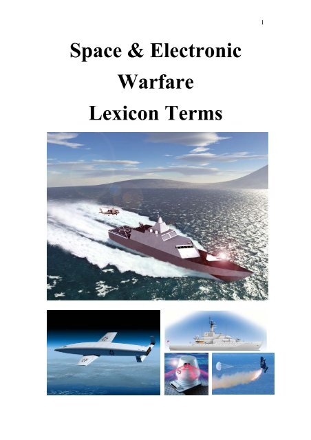 Space &amp; Electronic Warfare Lexicon Terms