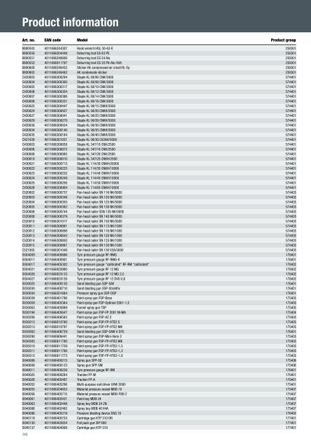 Catalog Schneider Airsystems 2017