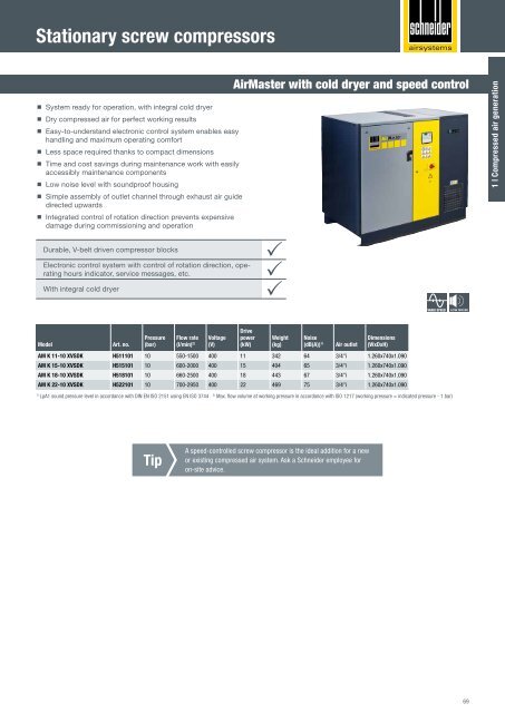 Catalog Schneider Airsystems 2017