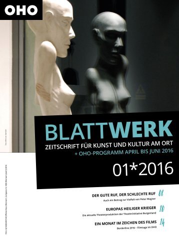 BLATTWERK AUSGABE 01*2016