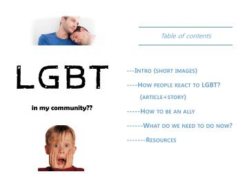 LGBT in my community?