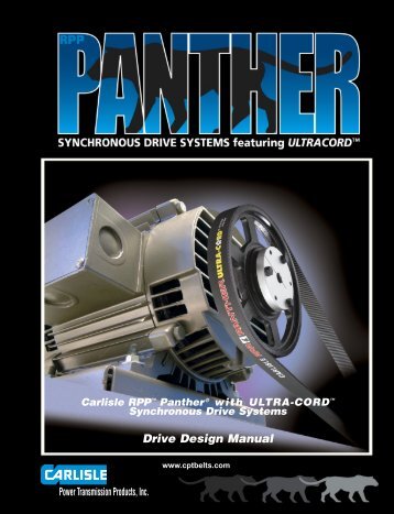 RPP PANTHER ULTRA-CORD Drive Selection Procedure