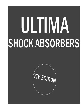 Ultima Shock Absorber - Auto Parts