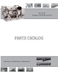 PARTS CATALOG for Models L1276, M1276, and ... - Northern Lights
