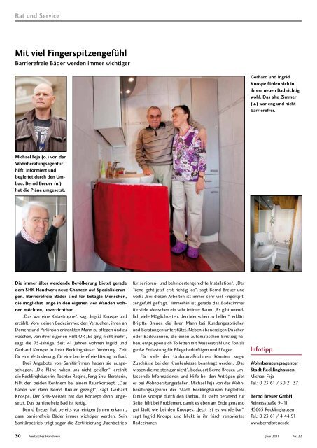 Vestisches Handwerk - Das Magazin der Kreishandwerkerschaft ...