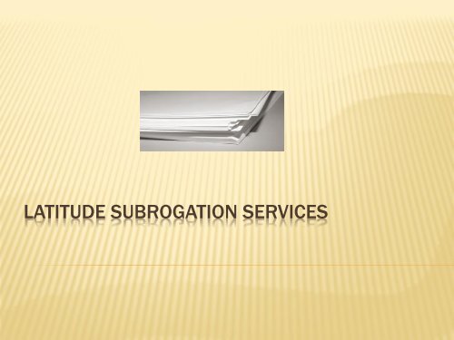 Subrogation-Management-Program