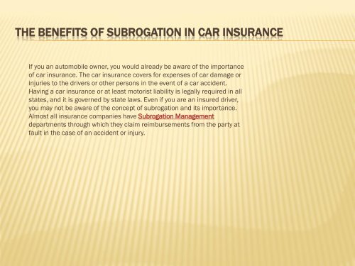 Subrogation-Management-Program