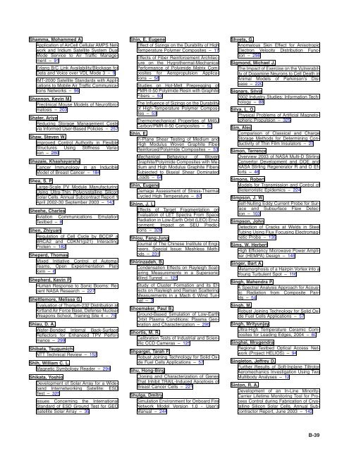 NASA Scientific and Technical Aerospace Reports