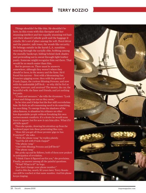 TeRRy Bozzio - DRUM! Magazine