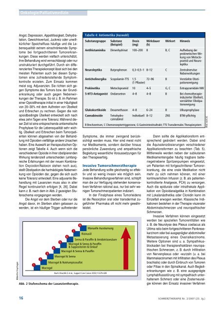 Schmerztherapie 2/2007 - Schmerz Therapie Deutsche Gesellschaft ...