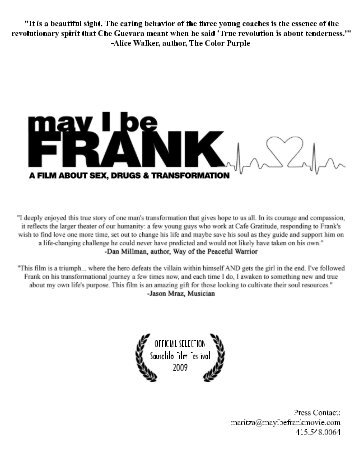 The Main Characters - May I be Frank