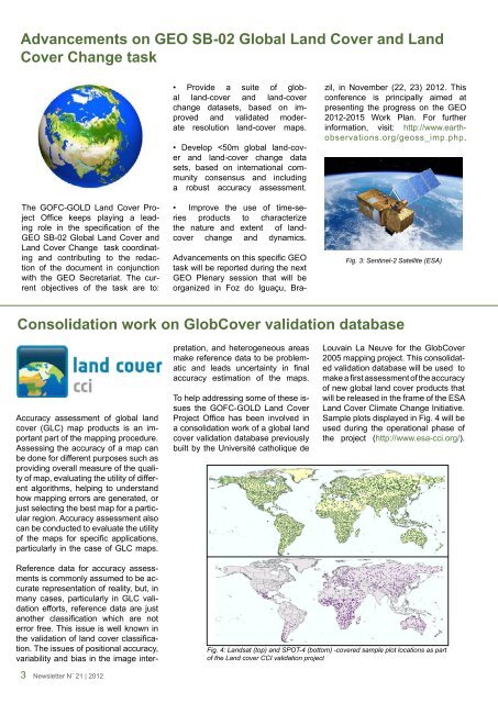 land cover and change - GOFC-GOLD LC-IT Office - Wageningen UR