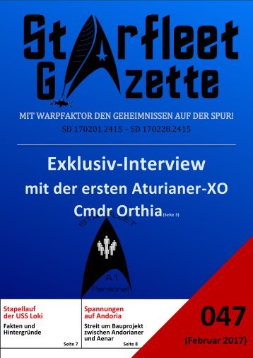 Starfleet-Gazette, Ausgabe 047 (Februar 2017)