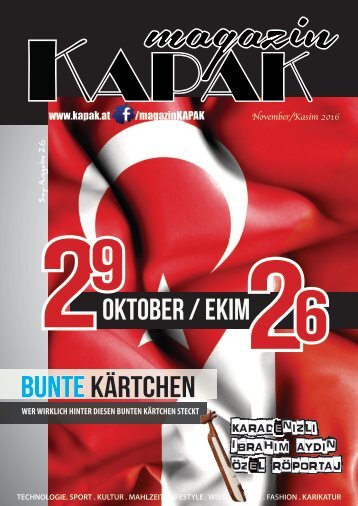 MAGAZIN KAPAK SAYI/AUSGABE 26