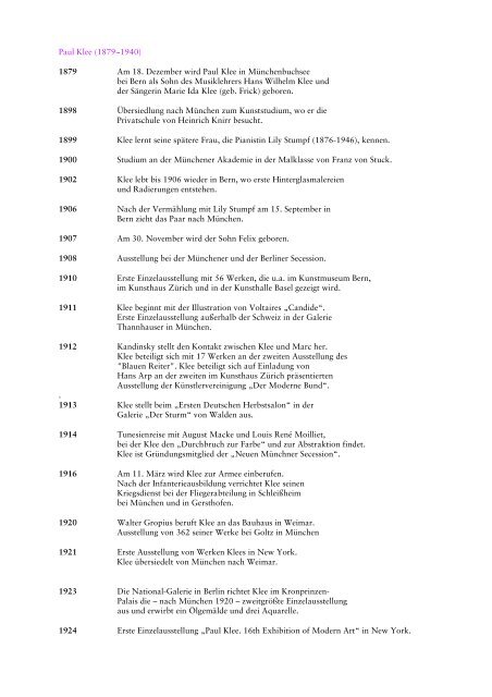 Paul Klee Lebenslauf Steckbrief Biografie Werk Ausstellungen 6 Paul Klee Lebenslauf Steckbrief Biografie Werk Ausstellungen 6