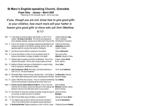 St Marc S English Speaking Church Grenoble