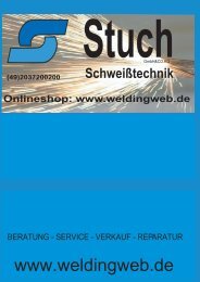 STUCH Schweißtechnik Katalog 2017
