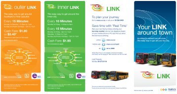 LINK Services - MAXX Auckland Regional Transport