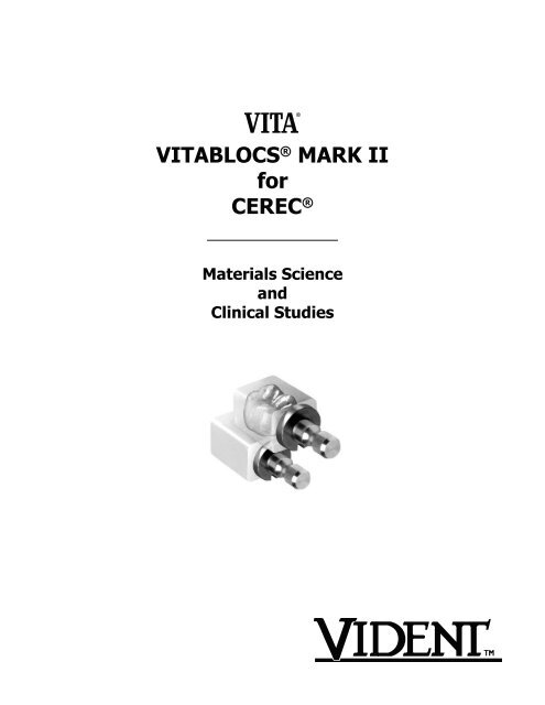 VITABLOCS® MARK II for CEREC® - Vident, a VITA